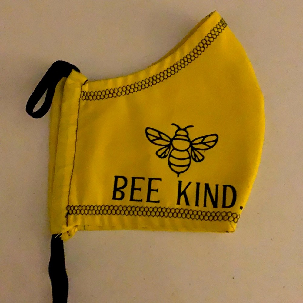 NWOT Bee Kind Facemask